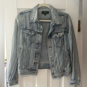 J. Crew distressed denim jacket